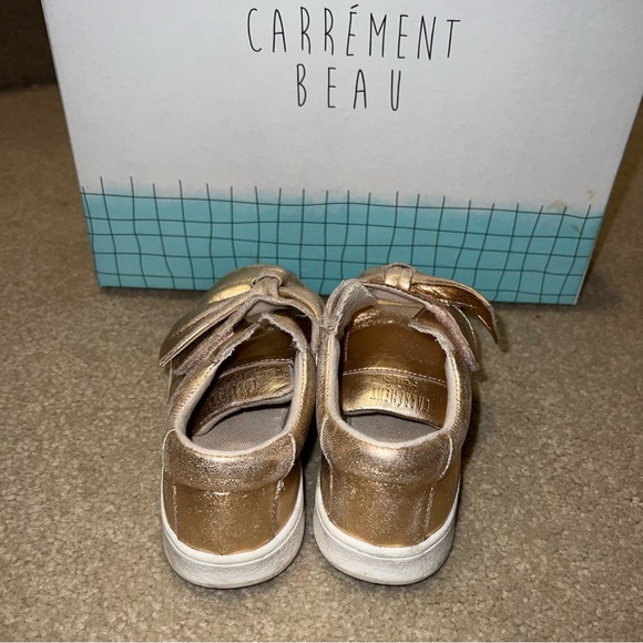 Carrement Beau Girls Copper Trainers - Picture 6 of 8